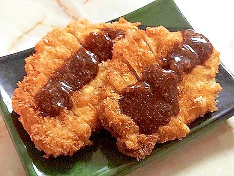 トンカツアレンジ!ごま風味のソースとんかつ♪